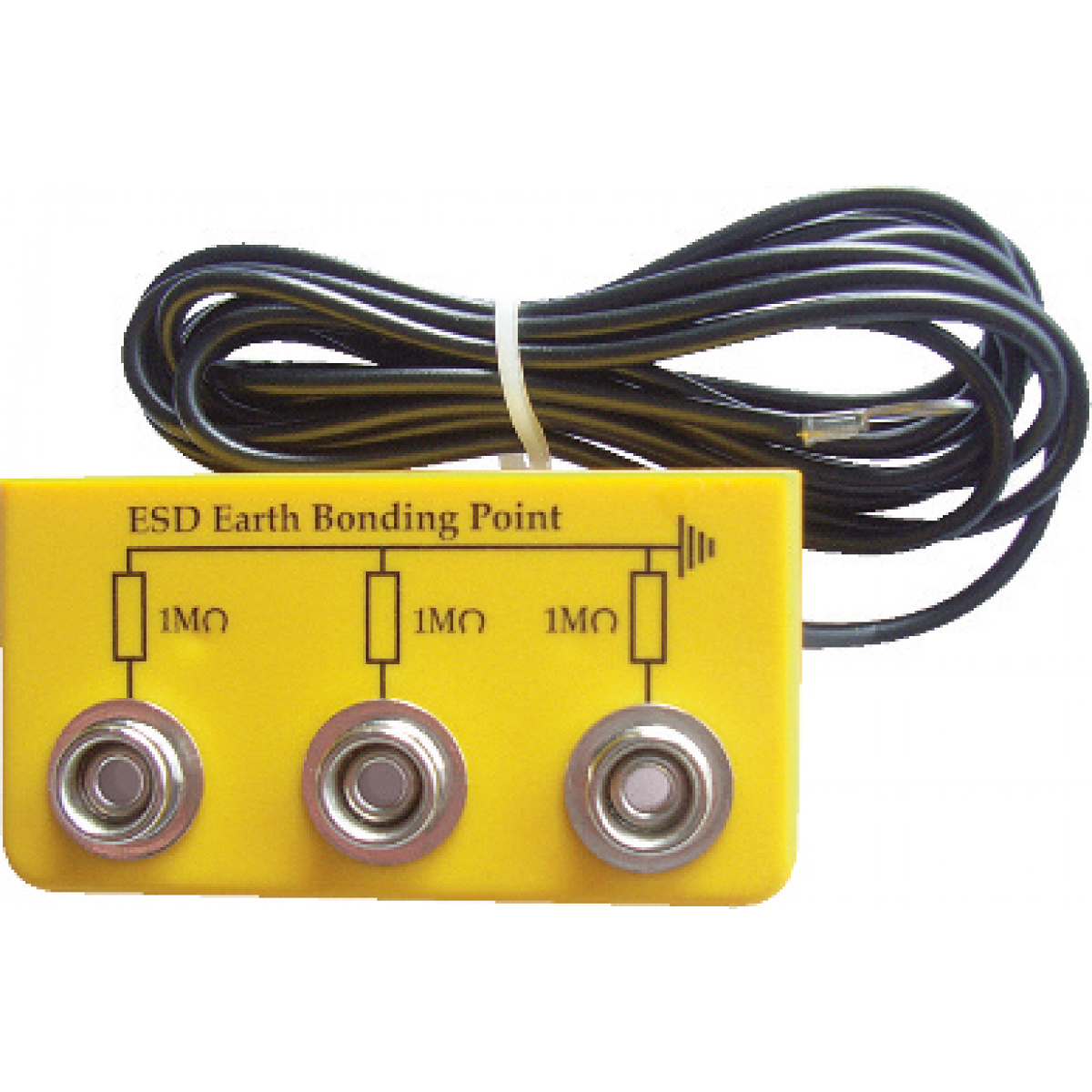 Color:yellow, angled, Connection type:1 x 10 mm DK, 2 x 4 mm socket