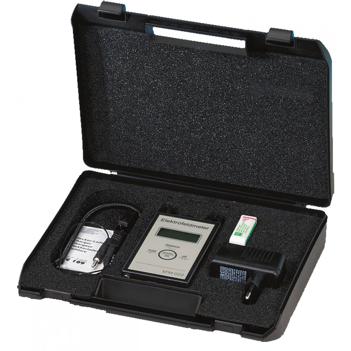 Variation:Electric field meter EFM 022 with accessory set, incl. calibration certificate